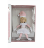 Martha Stewart Martha on The Mantel 10” Christmas Pink Plush Figurine