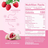 Tru Fru Freeze Dried Raspberries & Crème - 3.4 oz