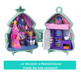 Polly Pocket Holiday Connects Bundle, Stackable Compact Playset