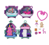 Polly Pocket Holiday Connects Bundle, Stackable Compact Playset