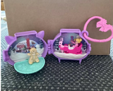 Polly Pocket Holiday Connects Bundle, Stackable Compact Playset