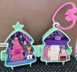 Polly Pocket Holiday Connects Bundle, Stackable Compact Playset