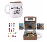 Polly Pocket The Office Compact Playset 6 Character Dolls and 9 Accessories