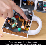 Polly Pocket The Office Compact Playset 6 Character Dolls and 9 Accessories