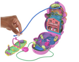 Polly Pocket Dolls & Playset with Pets & 13 Accessories, 2-in-1 Momma Monkey & Baby Wearable Purse