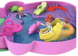 Polly Pocket Dolls & Playset with Pets & 13 Accessories, 2-in-1 Momma Monkey & Baby Wearable Purse