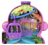 Polly Pocket Dolls & Playset with Pets & 13 Accessories, 2-in-1 Momma Monkey & Baby Wearable Purse