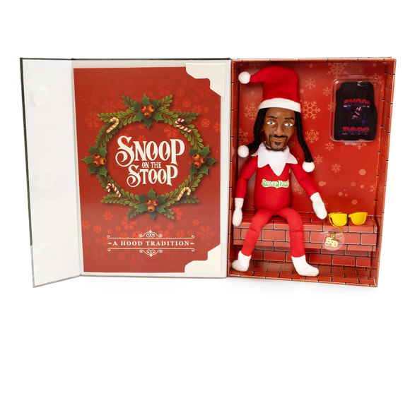 Snoop Dogg Snoop on The Stoop 12” Christmas Red Plush Figurine