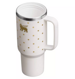 Stanley Water Bottle Keychain Christmas Tree Ornament(polka dot)