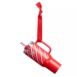 Stanley Water Bottle Keychain Christmas Tree Ornament(red)