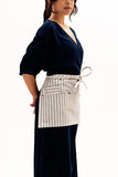 Striped waist apron