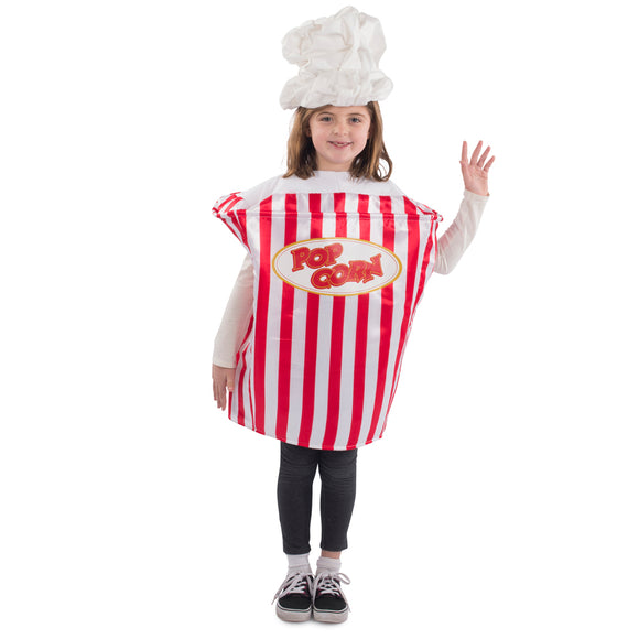 Popcorn movie night costume