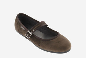 Velvet Maryjane shoes (Testa)