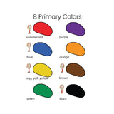 16 colors crayon rocks in a bag