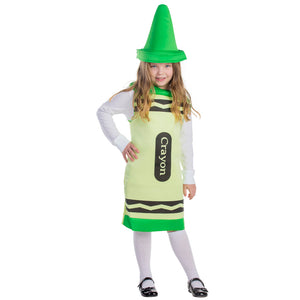 Green Crayon costume