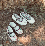 (-40%)Maryjane shoes(White flower)