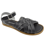 Saltwater Retro sandal (Black, Adult)