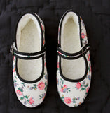 (-40%)Maryjane shoes(White flower)