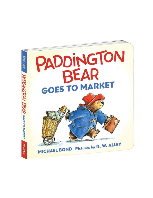 Paddington goes to market board Book