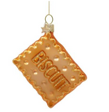 Ornament glass natural biscuit H6,5cm