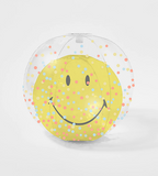 Inflatable beach ball smiley