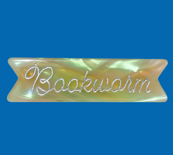 'Bookworm' hair clip