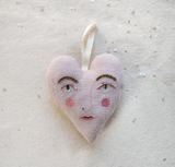 Handsome Hearts (Lavender ornament)