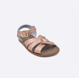 Velcro H&L original sandal ( Rose gold toddler-kid)