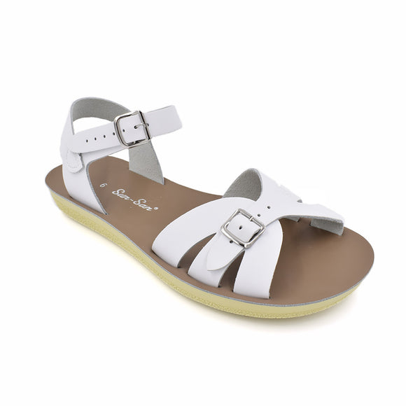 Sun -san Boardwalk sandal (white, Adult)