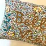 Embroidered Cushion(Beautiful life)