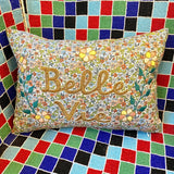 Embroidered Cushion(Beautiful life)