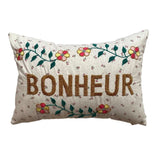 Embroidered Cushion(Happiness)