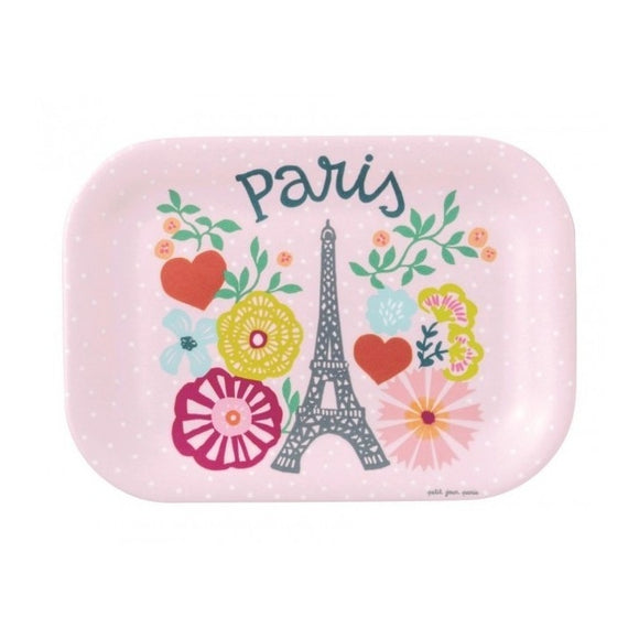 Small serving tray(pink Tour Eiffel)
