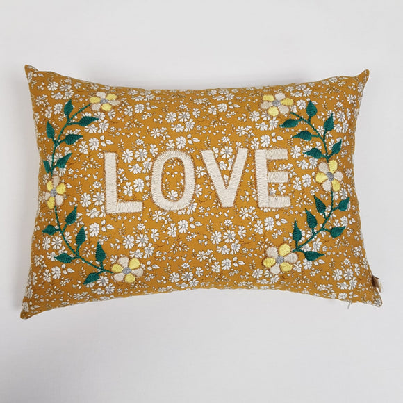 Embroidered Cushion(Love2)