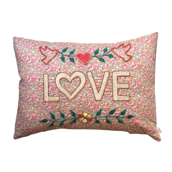 Embroidered Cushion(Love1)