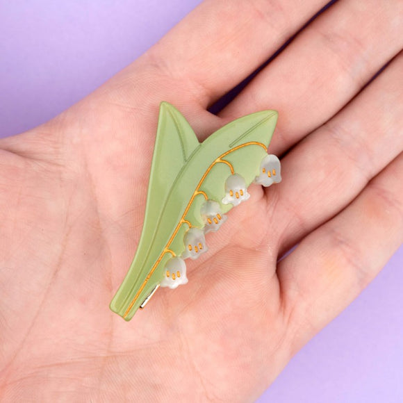 Lily of Valley hair clip