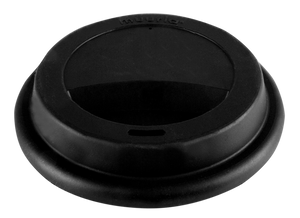 Silicone coffee lid 9.7cm(black)